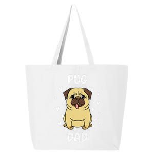 Pug Dad Papa Daddy Pa Father For Father’s Day 25L Jumbo Tote