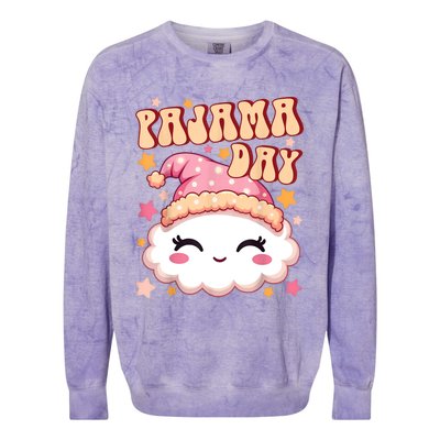 Pajama Day Colorblast Crewneck Sweatshirt