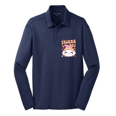 Pajama Day Silk Touch Performance Long Sleeve Polo