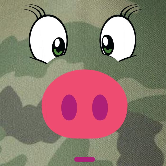 Piggy Design Pig Face Legacy Tie Dye Trucker Hat