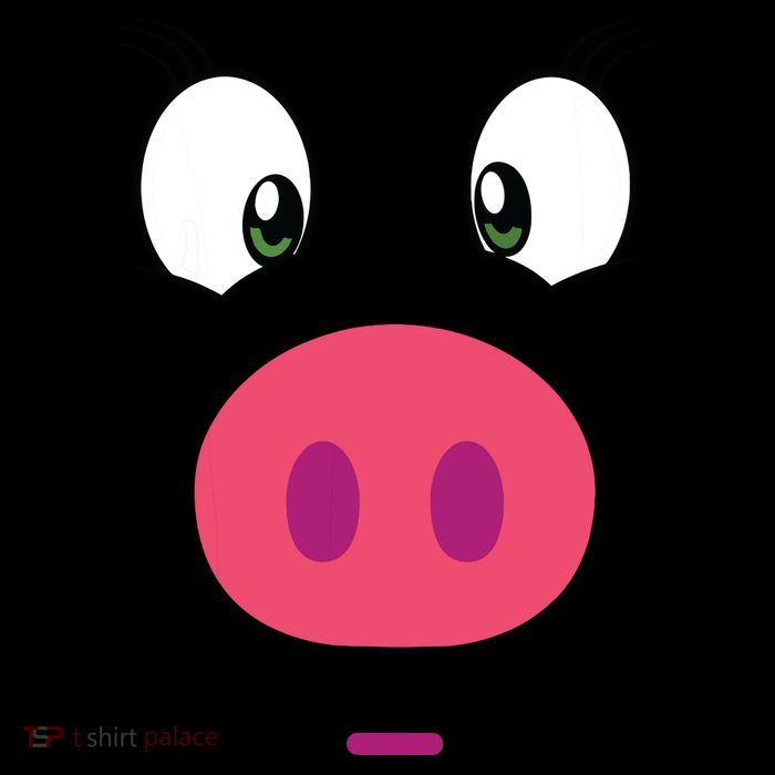 Piggy Design Pig Face Hoodie