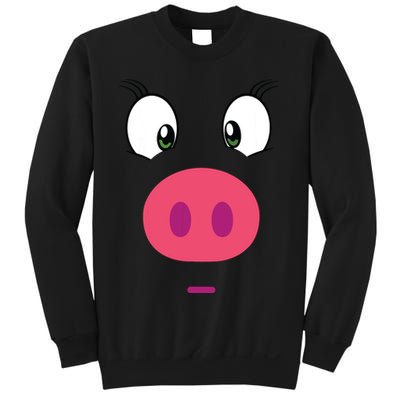 Piggy Design Pig Face Sweatshirt