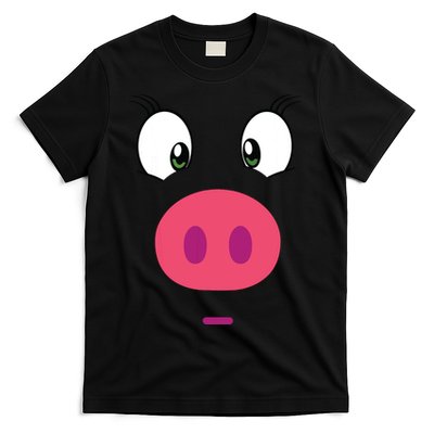 Piggy Design Pig Face T-Shirt