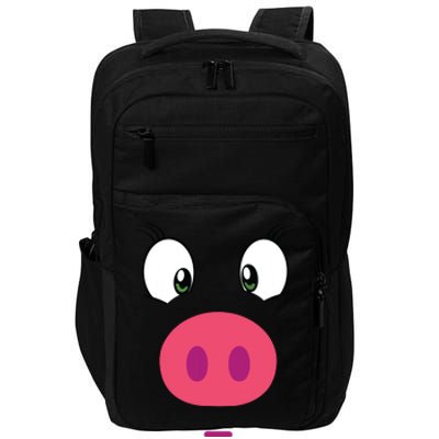 Piggy Design Pig Face Impact Tech Backpack