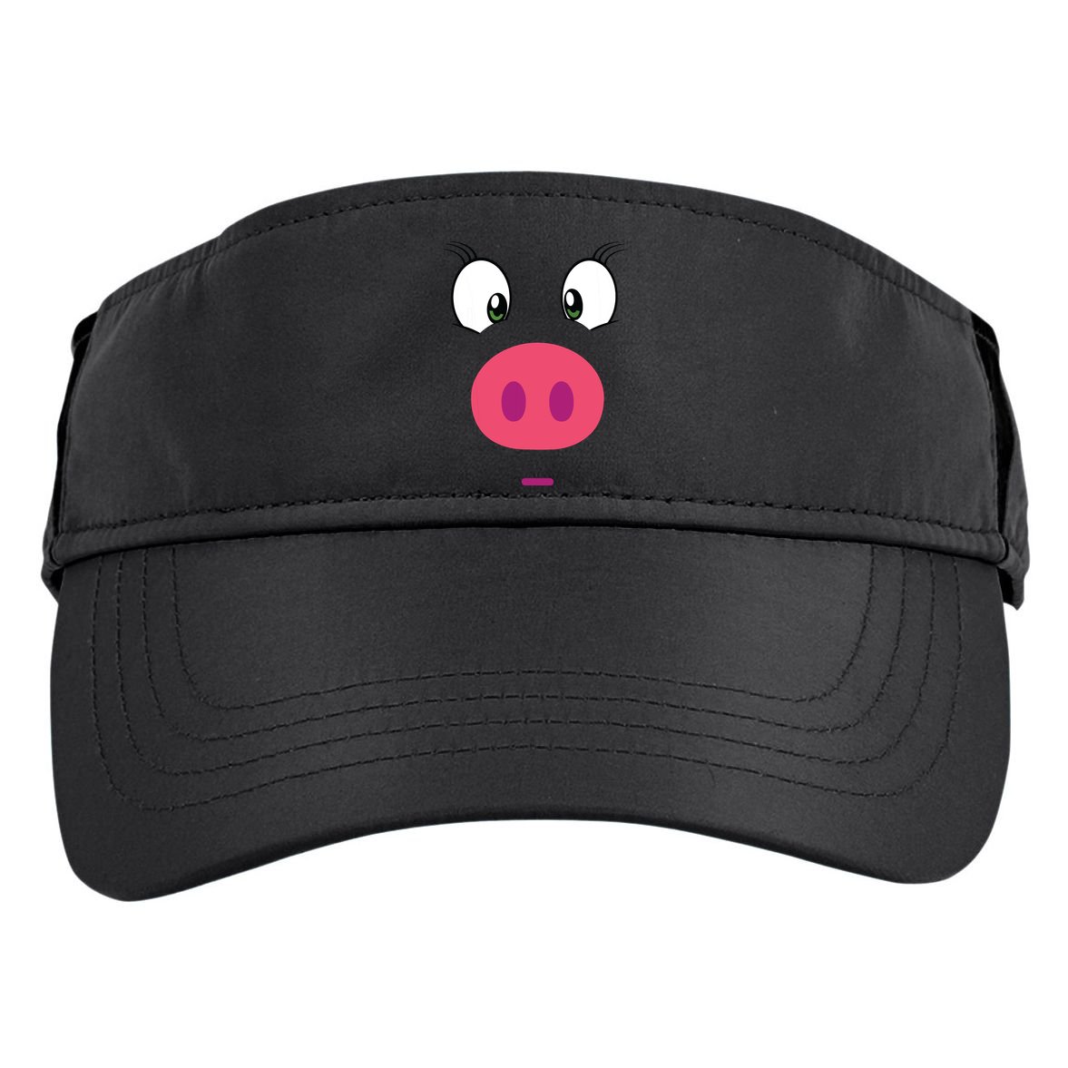 Piggy Design Pig Face Adult Drive Performance Visor