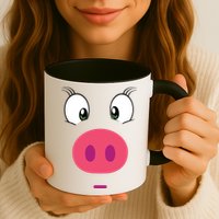 Piggy Design Pig Face Mug