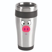 Piggy Design Pig Face 16oz Travel Tumbler