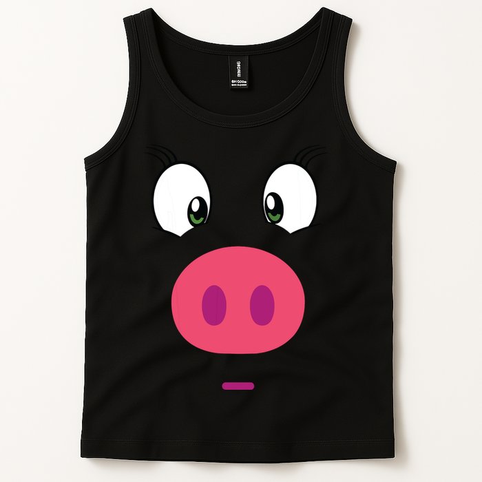 Piggy Design Pig Face Tank Top