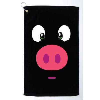 Piggy Design Pig Face Golf Towel