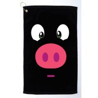 Piggy Design Pig Face Golf Towel