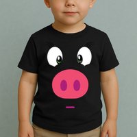 Piggy Design Pig Face Toddler T-Shirt