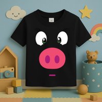 Piggy Design Pig Face Toddler T-Shirt
