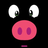 Piggy Design Pig Face Toddler T-Shirt