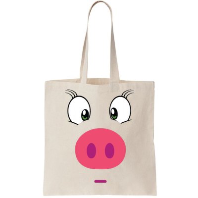 Piggy Design Pig Face Tote Bag