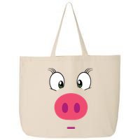 Piggy Design Pig Face 25L Jumbo Tote