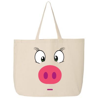 Piggy Design Pig Face 25L Jumbo Tote