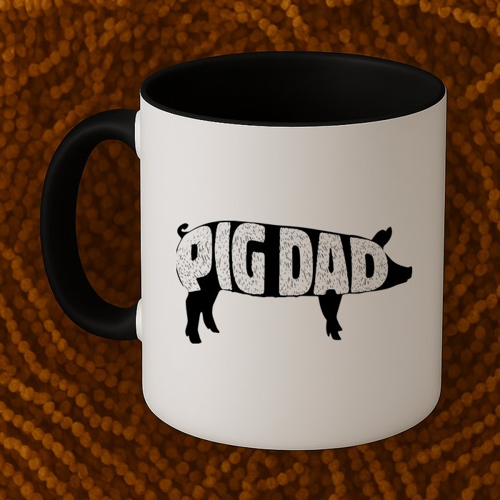 Pig Dad Pig Lover Owner Ranch Farmer Fathers Day Mug