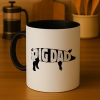 Pig Dad Pig Lover Owner Ranch Farmer Fathers Day Mug