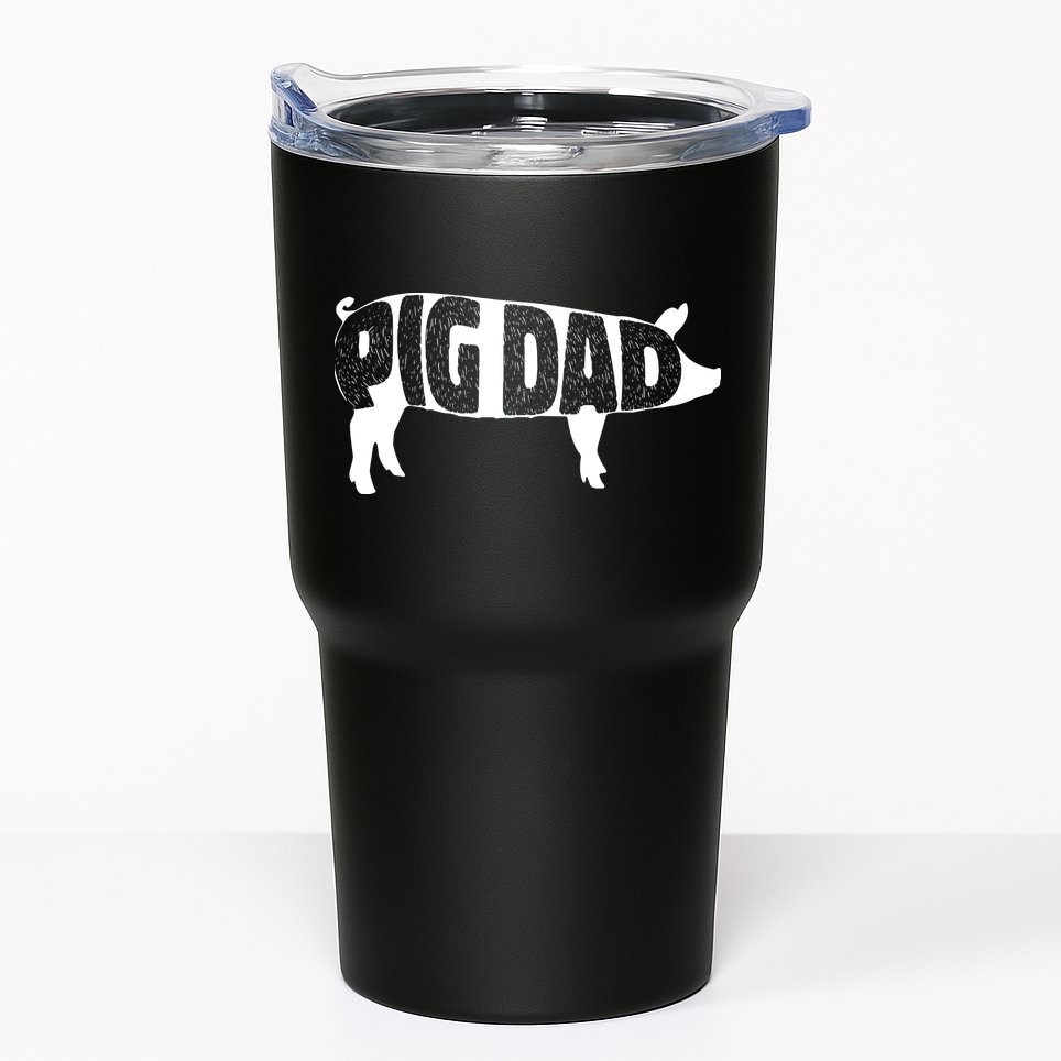 Pig Dad Pig Lover Owner Ranch Farmer Fathers Day Tumbler