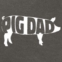Pig Dad Pig Lover Owner Ranch Farmer Fathers Day Cotton Canvas Backpack