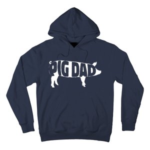 Pig Dad Pig Lover Owner Ranch Farmer Fathers Day Hoodie