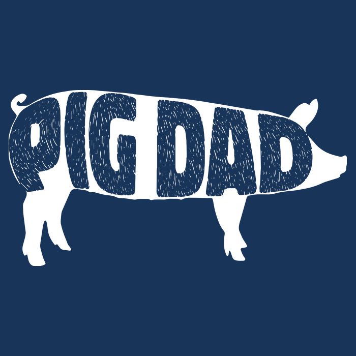 Pig Dad Pig Lover Owner Ranch Farmer Fathers Day Apron