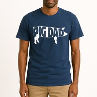 Pig Dad Pig Lover Owner Ranch Farmer Fathers Day Tall T-Shirt