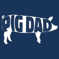 Pig Dad Pig Lover Owner Ranch Farmer Fathers Day Button