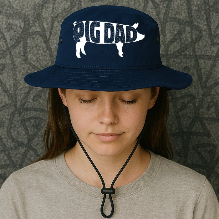 Pig Dad Pig Lover Owner Ranch Farmer Fathers Day Bucket Hat