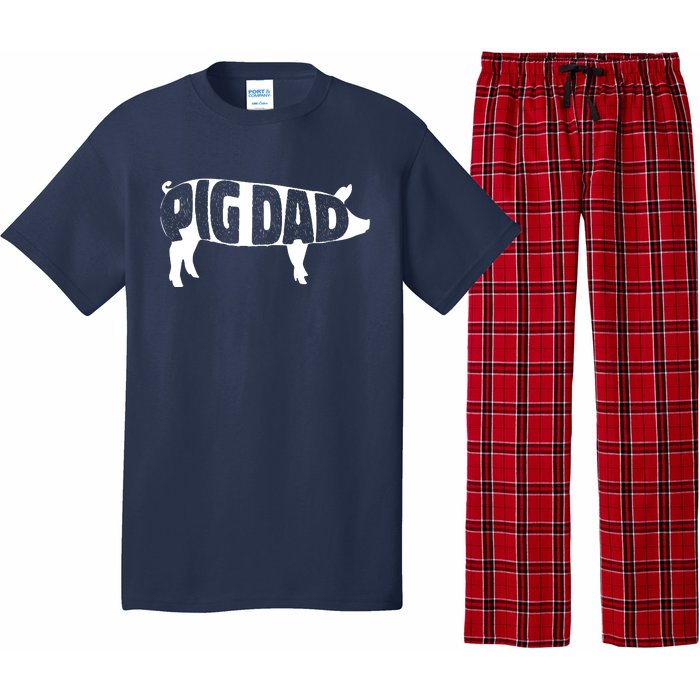 Pig Dad Pig Lover Owner Ranch Farmer Fathers Day Pajama Set