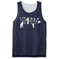 Pig Dad Pig Lover Owner Ranch Farmer Fathers Day Mesh Reversible Basketball Jersey Tank