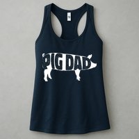 Pig Dad Pig Lover Owner Ranch Farmer Fathers Day Womens Tank Top