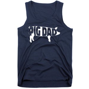 Pig Dad Pig Lover Owner Ranch Farmer Fathers Day Tank Top