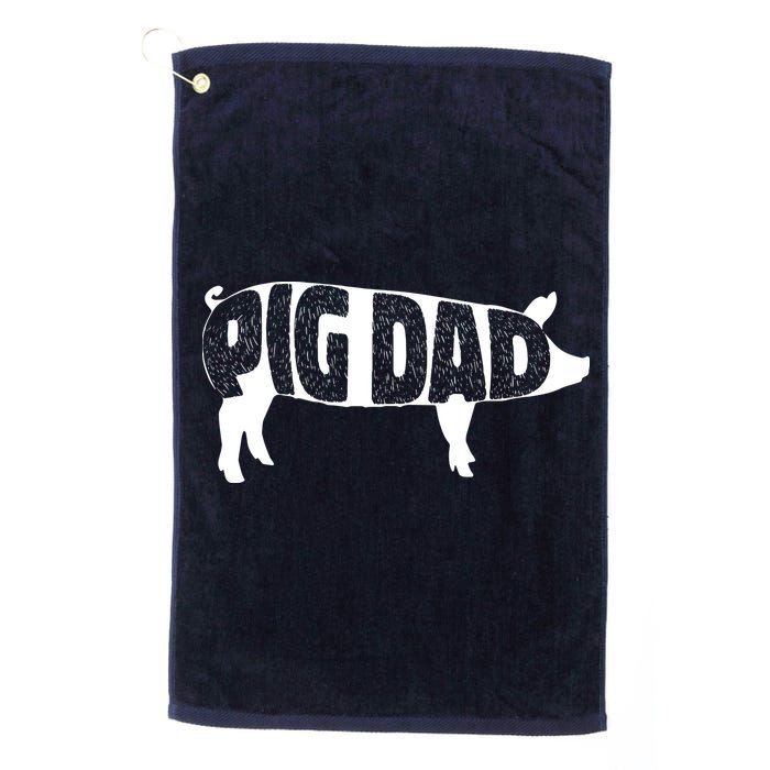 Pig Dad Pig Lover Owner Ranch Farmer Fathers Day Golf Towel
