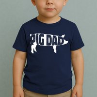 Pig Dad Pig Lover Owner Ranch Farmer Fathers Day Toddler T-Shirt
