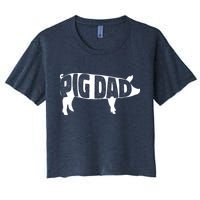 Pig Dad Pig Lover Owner Ranch Farmer Fathers Day Crop Top