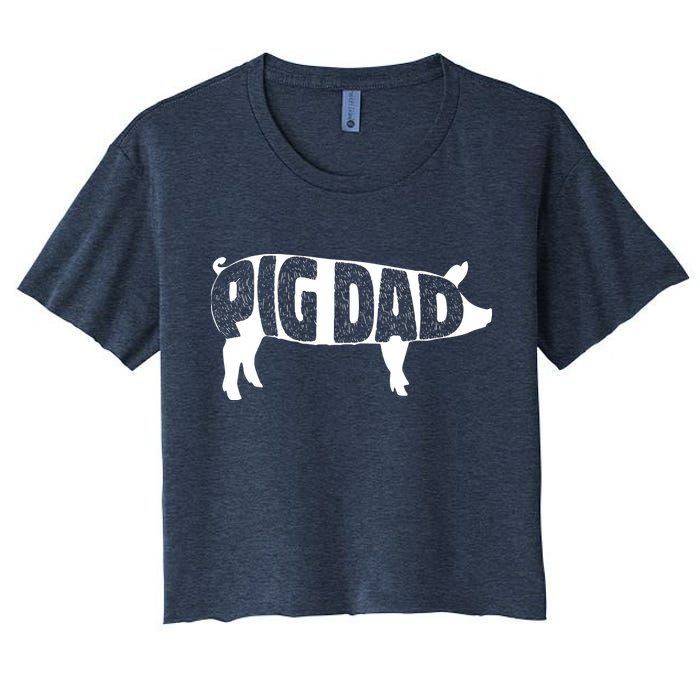 Pig Dad Pig Lover Owner Ranch Farmer Fathers Day Crop Top