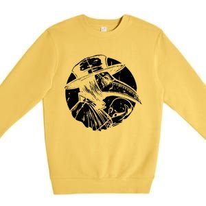 Plague Doctor Premium Crewneck Sweatshirt