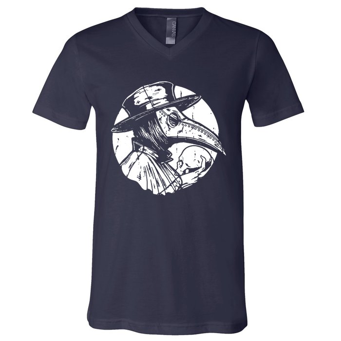 Plague Doctor V-Neck T-Shirt