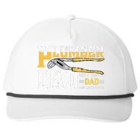 Plumber Dad Plumbing Pipefitters Plumber Snapback Five-Panel Rope Hat