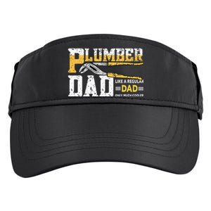 Plumber Dad Plumbing Pipefitters Plumber Adult Drive Performance Visor