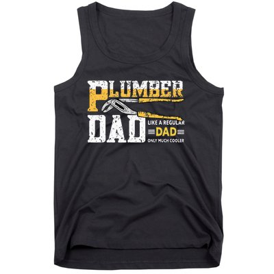 Plumber Dad Plumbing Pipefitters Plumber Tank Top