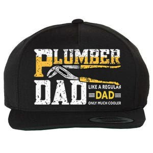 Plumber Dad Plumbing Pipefitters Plumber Wool Snapback Cap