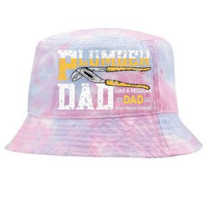 Plumber Dad Plumbing Pipefitters Plumber Tie-Dyed Bucket Hat