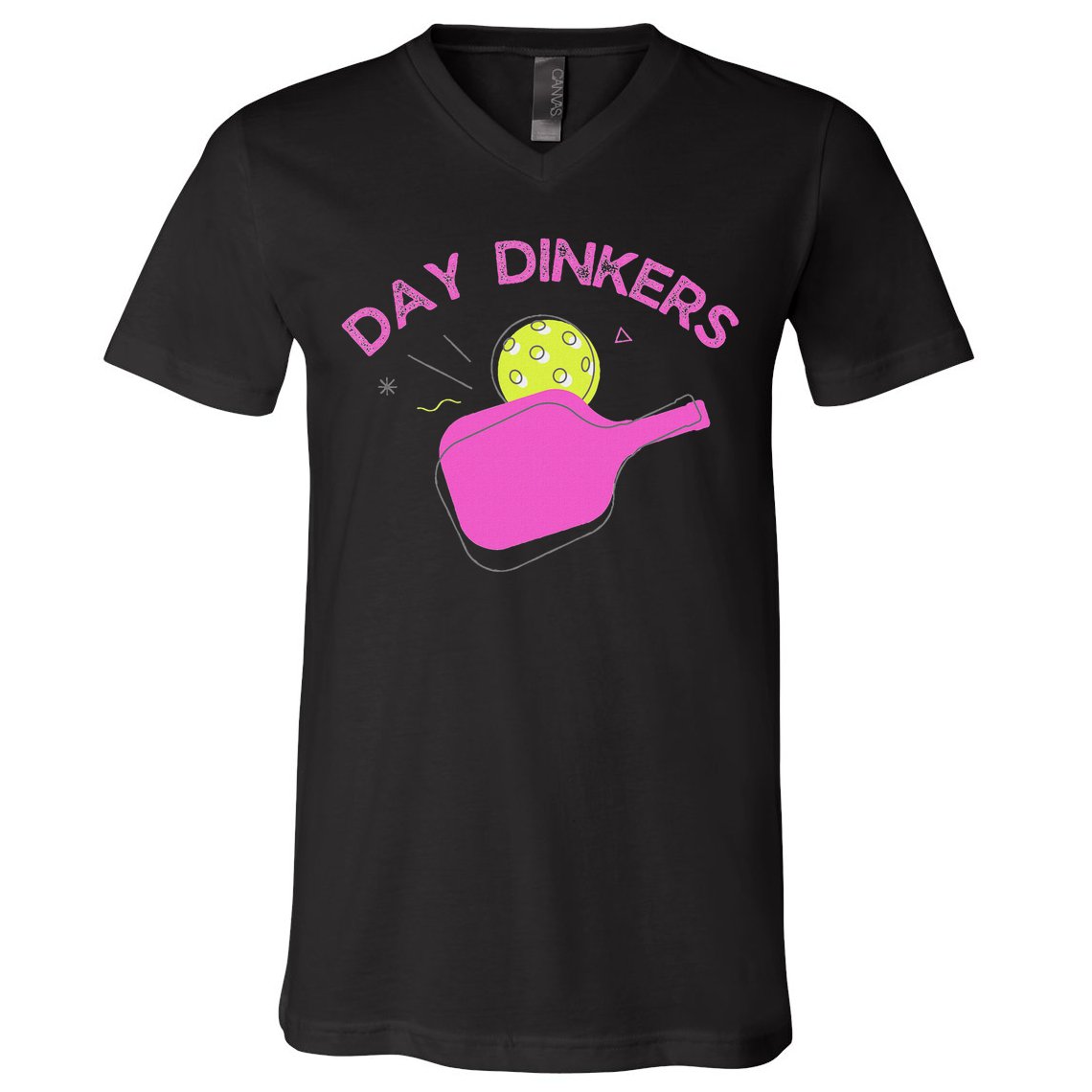 Pickleball Doubles Partner , Day Dinkers V-Neck T-Shirt