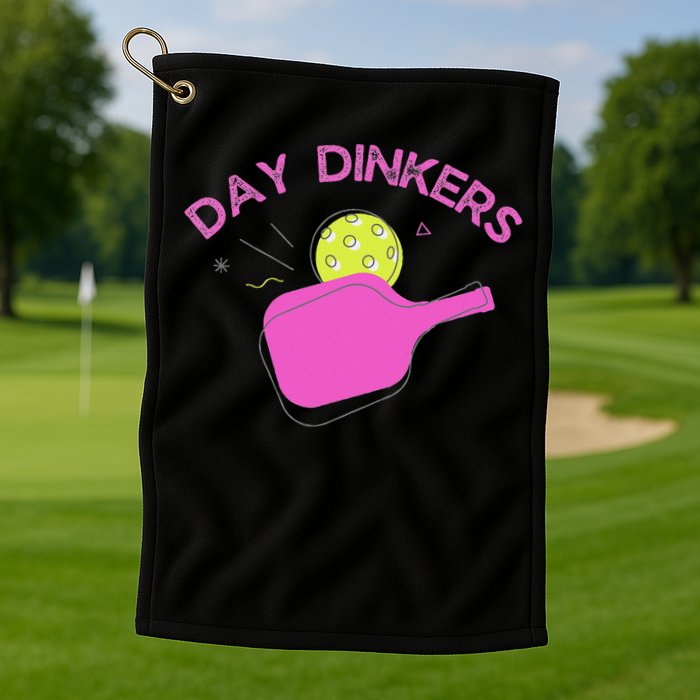 Pickleball Doubles Partner , Day Dinkers Golf Towel