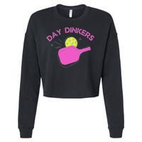 Pickleball Doubles Partner , Day Dinkers Cropped Pullover Crew