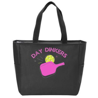 Pickleball Doubles Partner , Day Dinkers Zip Tote Bag