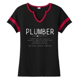 Plumber Definition Plumbing Dictionary Funny Plumber Ladies Halftime Notch Neck Tee