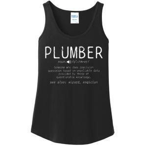 Plumber Definition Plumbing Dictionary Funny Plumber Ladies Essential Tank